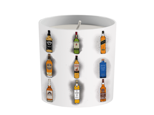 Whiskey Bottles Candle